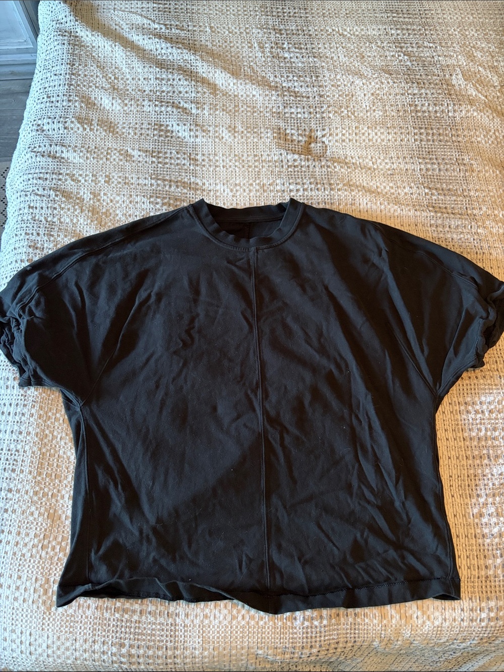 Lululemon Cotton Jersey Oversized Dolman Tee *Stitch Detail